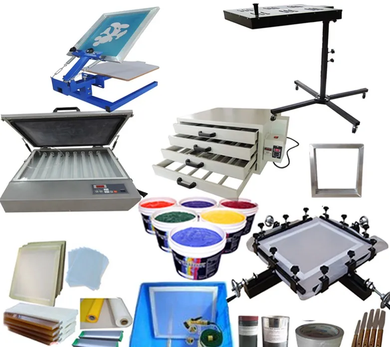 Manual Diy Full Set 1 Color 1 Station T Shirt Silk Screen Printing Machine Kit All Stuff Including Buy Screen Printing Machine For Sale Manual Screen Printing Best T Shirt Printing Machine Product On