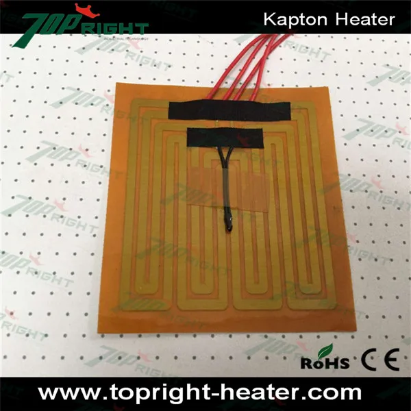 12 В 3D принтер kapton Запечатлелись Фольги отопителя