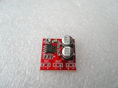 LM386 электретный микрофон усилитель мощности плата усиления 20-200