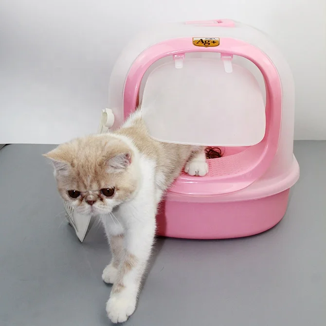 best large self cleaning kitty litter box / tray with lid - buy