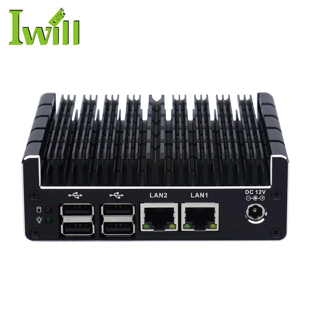 Small Size Nano Itx Pc Dual Core Ddr3 Motherboard 2HD Ports Dual Lan NUC Box