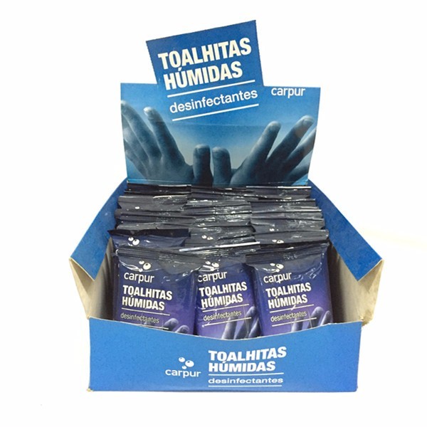 
 Индивидуальная упаковка свежих неароматизированных влажных салфеток для рук и лица  
