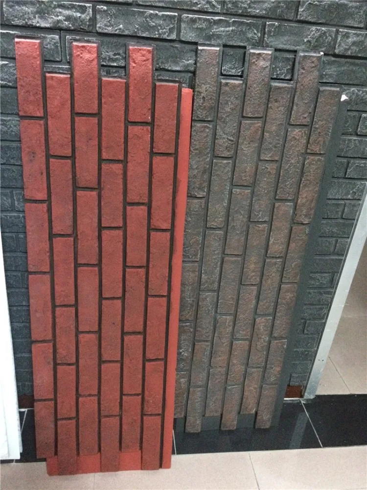 PU Faux Stone Type and Tile Stone Cheapest Exterior Wall Cladding Brick Panel Home Decortion