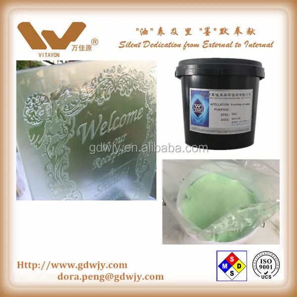 Glass Etching Cream Frosted Cream for Glass Design, Frosted Glass
