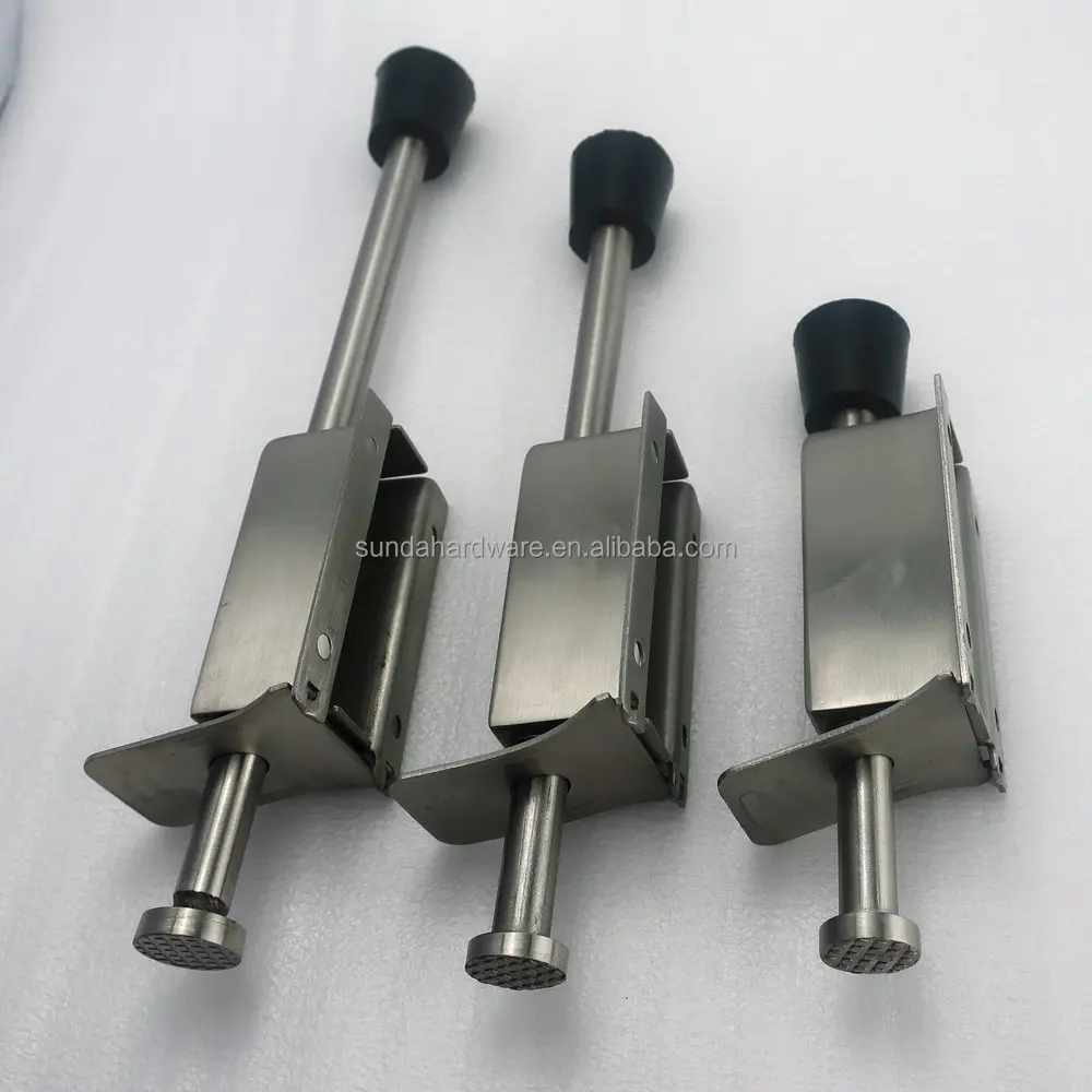 
Откидной дверной держатель из нержавеющей стали, устанавливаемый на земле 