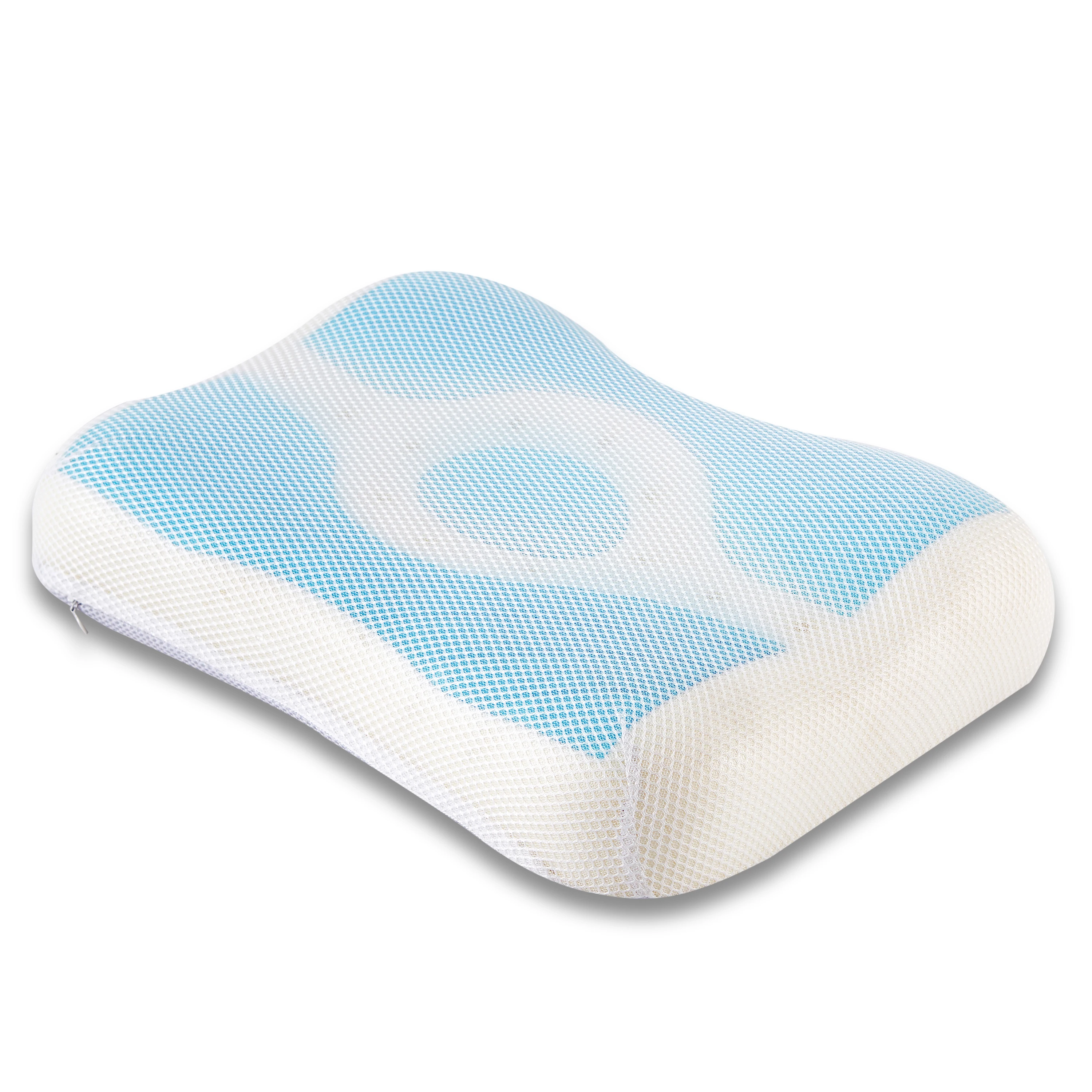ventilated gel memory foam pillow