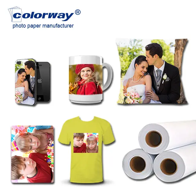100gsm Sublimation Paper Rolls for Water Based Inks