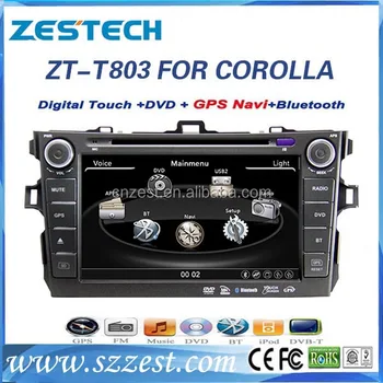 fm car radio system for toyota corolla verso car radio cd player with gps/stereo/phonebook/3g/swc/rds/tmc