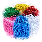 Paper Clips Medium and Jumbo Size Assorted Colors