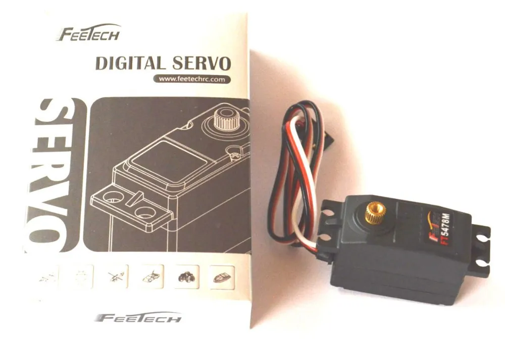 низкий профиль водонепроницаемая цифровая сервопривода передач металла для 1:8/1:10 гс кузовных автомобилей/лодки #ft5478m