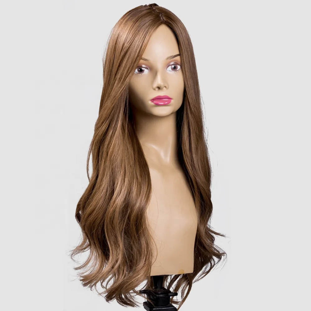 Wholesale Women Silk Base Topper Clip in Hair Piece Jewish Kosher 7x8' Human