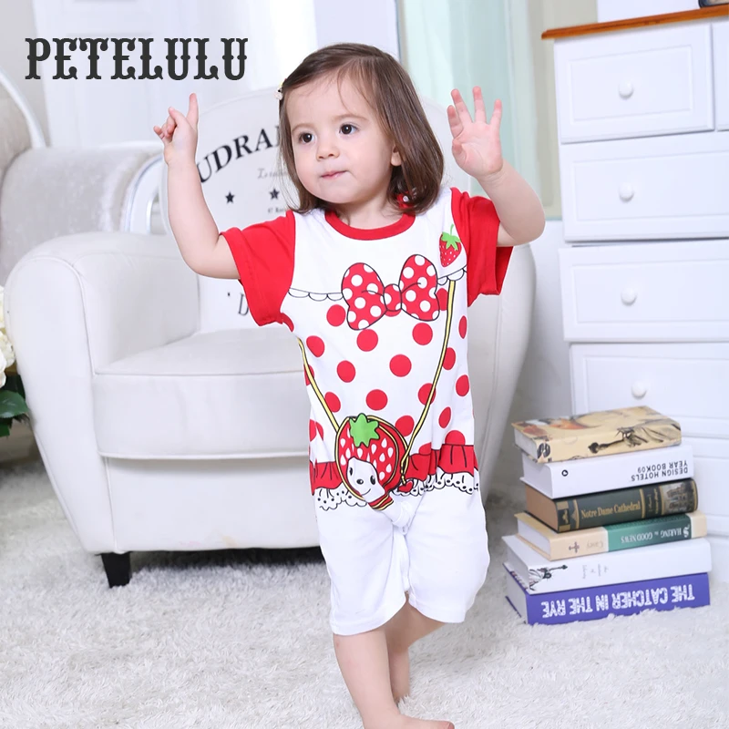 100% красивая мода baby rompers с snap