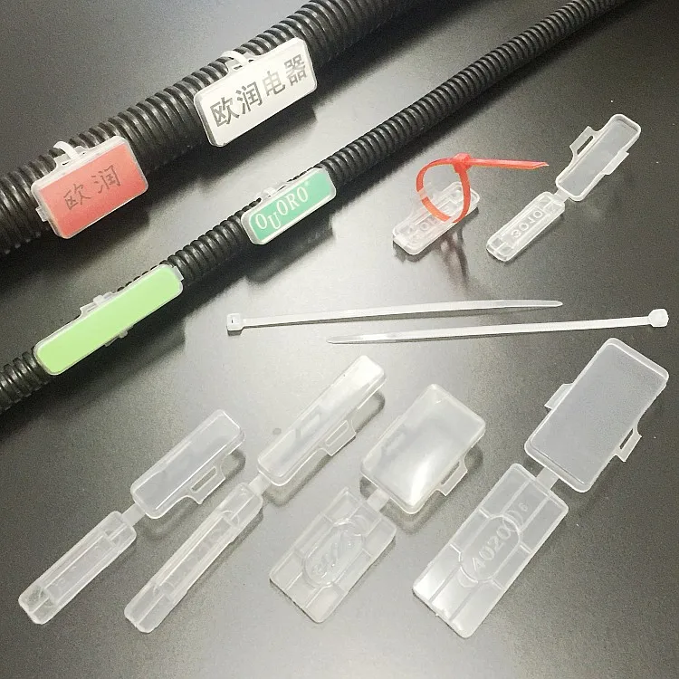 
OUORO 3020 водонепроницаемый маркер для проводов, пластиковый ящик, маркер для кабельной стяжки 