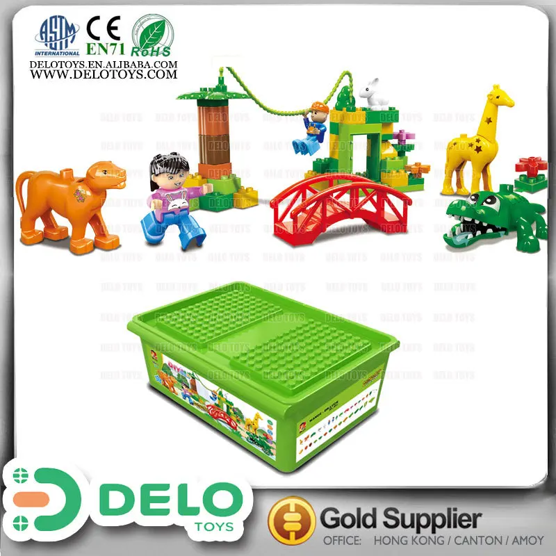 Небольшие производственные идеи пластиковые блоки игрушки для детей животных дети цифры DE0083014