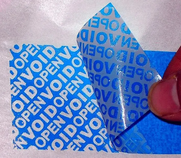 High Residue Warranty Open Void Sticker;cosmetic Label Buy High