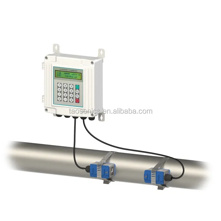 Non Contact Type Wall Mount Ultrasonic Flow Meter Price - Buy ...