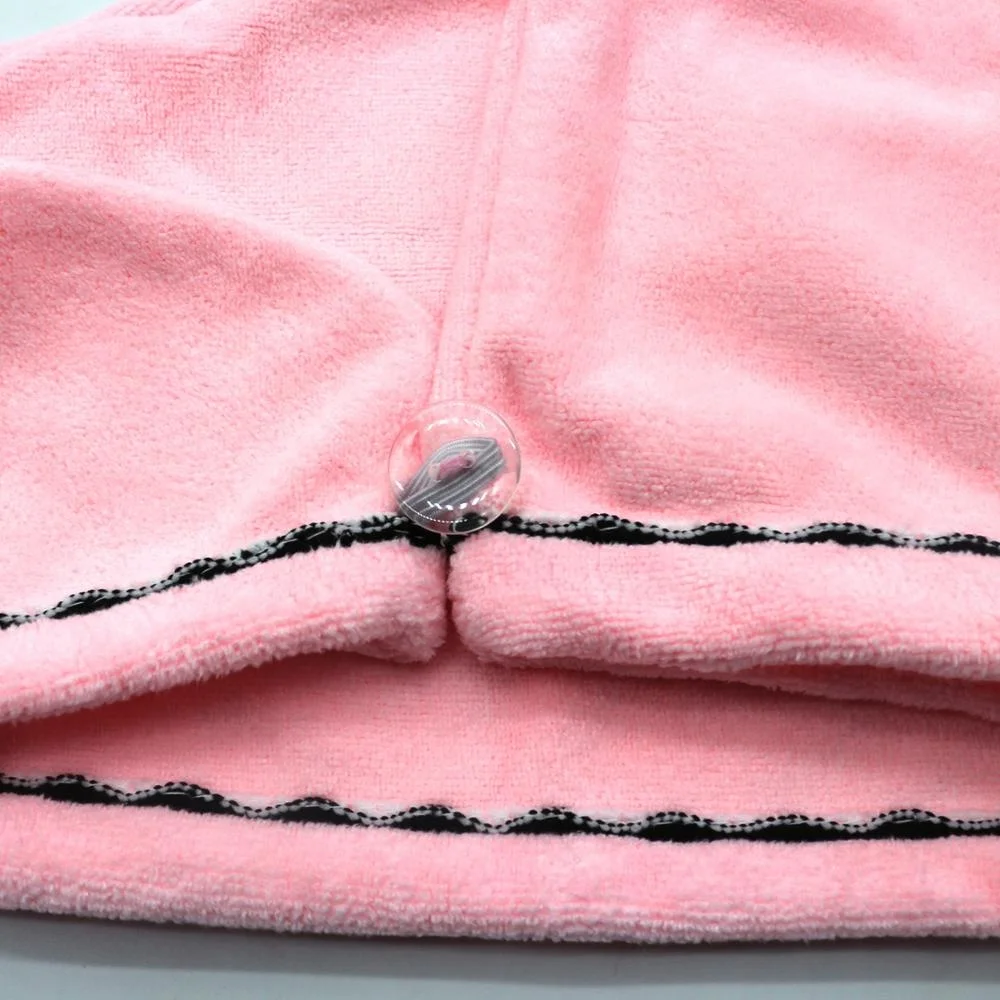 Супервпитывающий женский тюрбан из микрофибры для сухих волос с индивидуальным логотипом