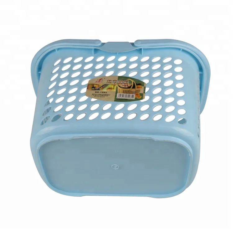 Пластиковая корзина для покупок с ручкой для супермаркета