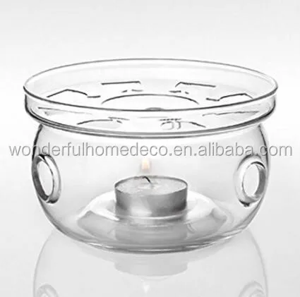 Professionale ad alta termoresistente borosilicato addensare teiera di vetro un aumento della temperatura di riscaldamento Base impostato Tea Pot Tea Light Heater 