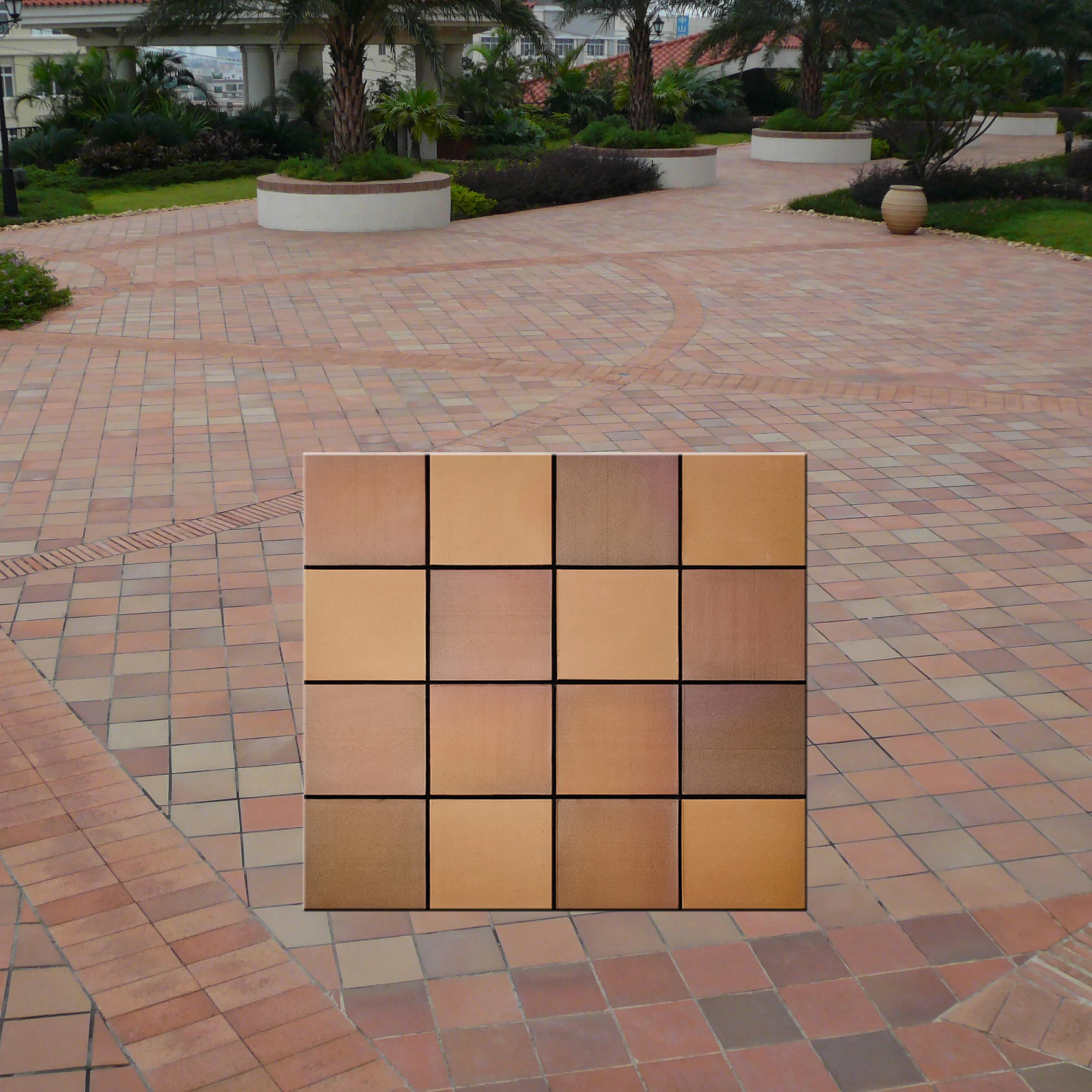 MPB-004 Outdoor Antique Terracotta 200x200 Terracotta Floor Tile