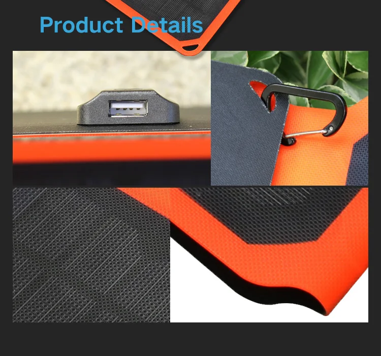 Flexsolar 15 Вт складное солнечное зарядное устройство портативное 7 Вт 5,5 В солнечная панель складное зарядное устройство для путешествий солнечное зарядное устройство