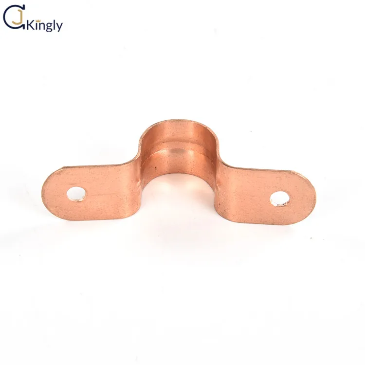 1inch Saddle Clamp Copper Twohole Pipe Hanger Strap Use With Copper