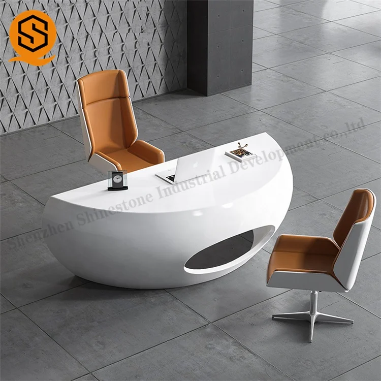 专业办公家具半圆欧式行政办公桌