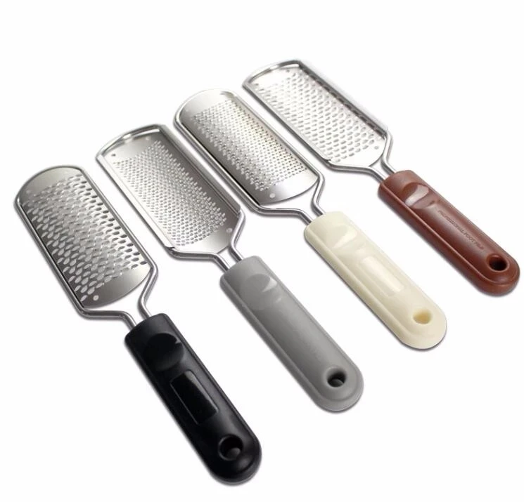 1Pc Stainless Steel Foot Scraper Metal Foot File Double Sided