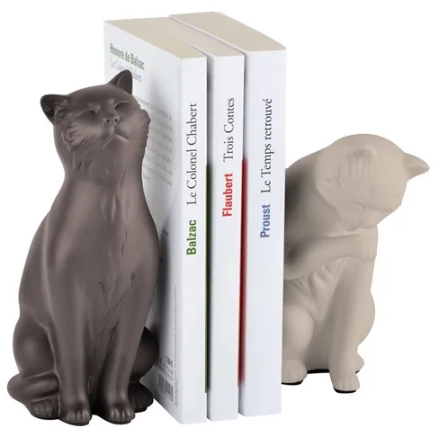 Полирезиновые подставки для книг кошек настольный органайзер подставка