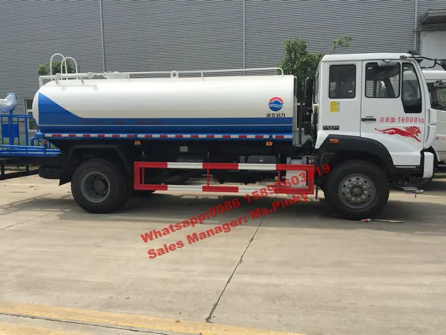 Big Discount Howo Water Truck with Spraying Head, 10000Liters Water Tanker