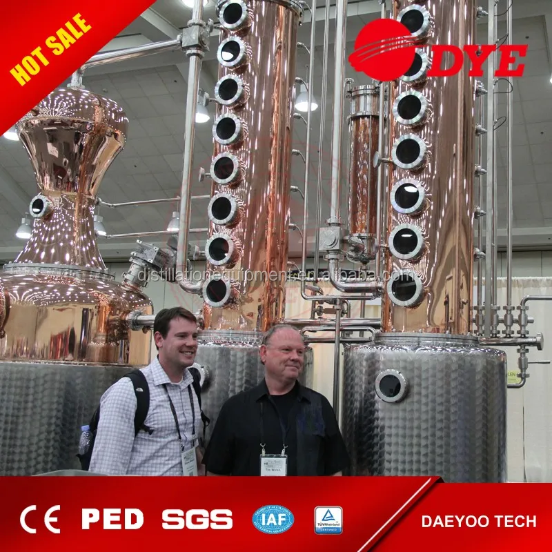 
Дистиллятор спирта на 1000 л, оборудование для фракционной дистилляции, дистиллятор водки на продажу 