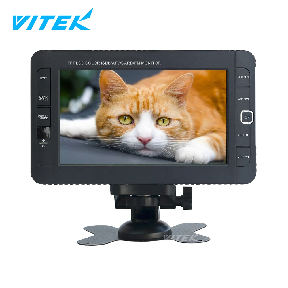 10インチテレビ 7インチ10インチポータブルテレビDvb-T2液晶、Oem小型カーTV、最も安い