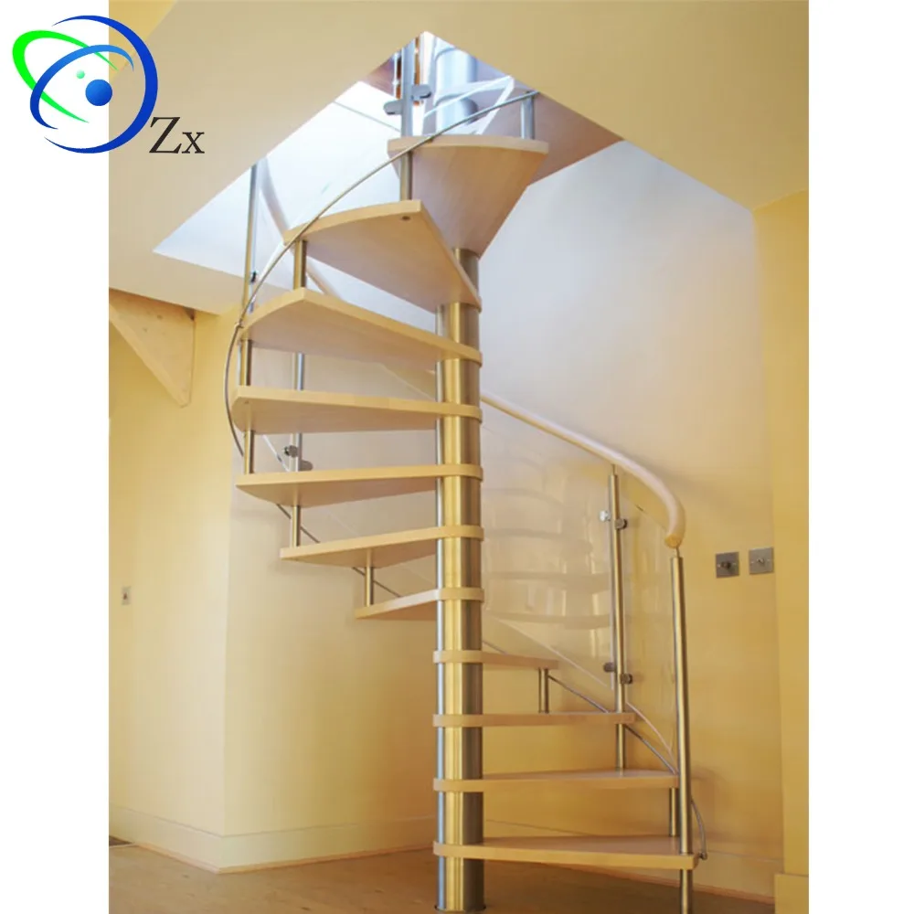 Mudah Dipasang Diy Tangga Spiral Stringer Vertikal Besi Tahan Karat Dengan Tapak Kayu Harga Pabrik Penutup Tangga Melengkung Buy Stainless Steel Spiral Tangga Vertikal Stringer Tangga Spiral Harga Pabrik Melengkung Tangga Balustrade Product