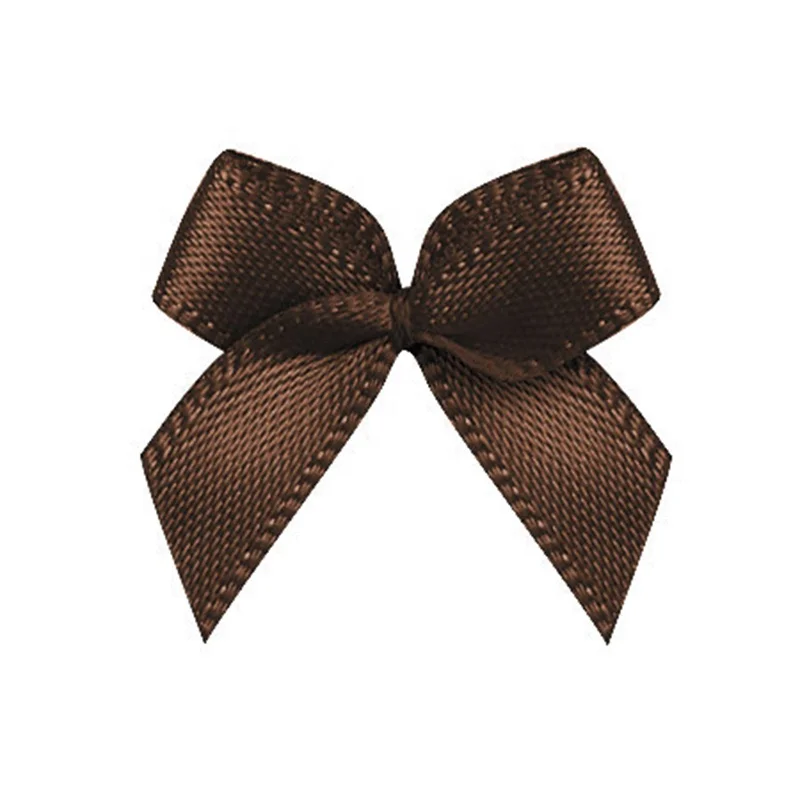 Небольшой атласный бант из ленты для нижнего белья готовый к отправке оптом