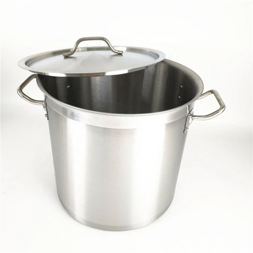 Wholesale 201# Commercial 100L Stainless Soup Pot Big Soup Pot - China Soup  Pot and 100L Stainless Soup Pot price