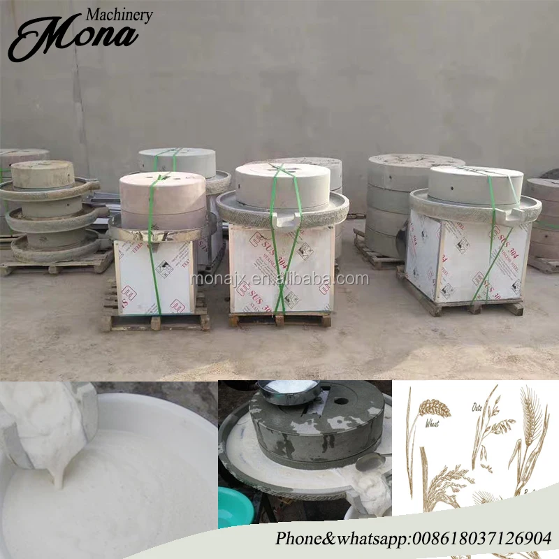 Home Use Traditional Type Small Stone Grinding Mill Price for Grain Corn Wheat Sesame Flour Grinding