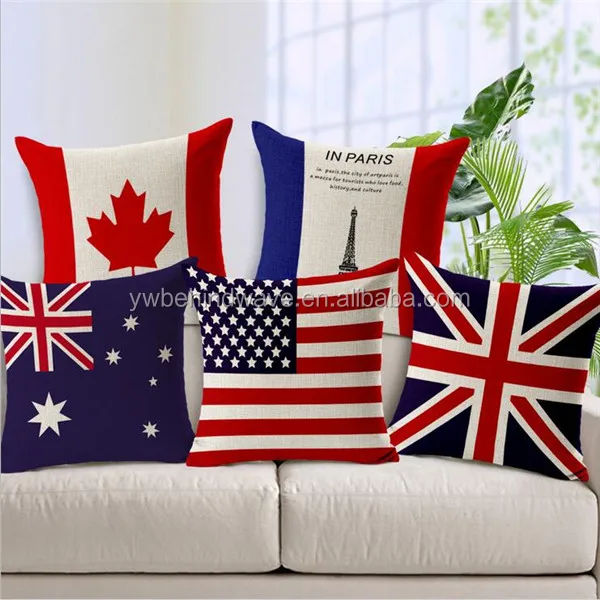 flag pillow covers