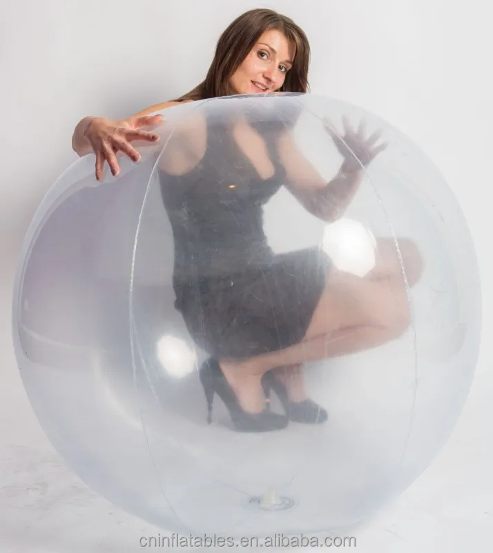 PVC Transparent Inflatable Beach Ball Inflatable Toys for Kids