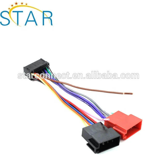 Adattatore Cablaggio ISO A 16 Pin Per Autoradio Sony (modelli Pre-2013) – Connettore Plug-and-play Per Stereo Aftermarket, In Plastica E Metallo