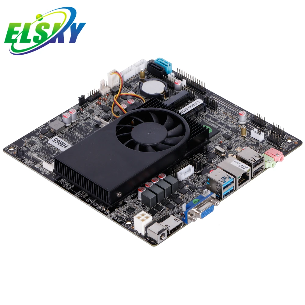 PPGA988 ソケット HM76 チップセット 6COM VGA HD-MI LVDS Sandy