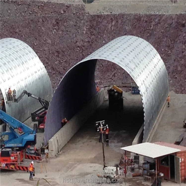 Instead of Concrete Culvert Pipe Corrugated Steel Culvert Pipe