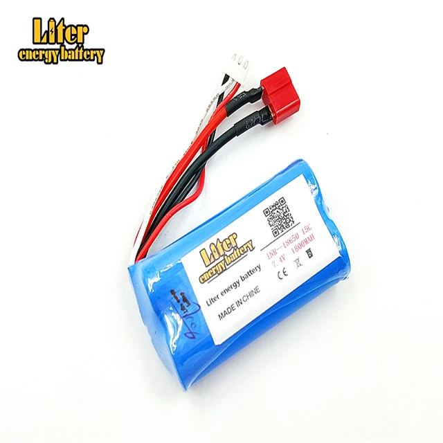 7 4 V 1800 mAh модель самолета Вертолет высокой разрядки 15c 18650 2 S 12428 RC автомобиль литиевые батареи