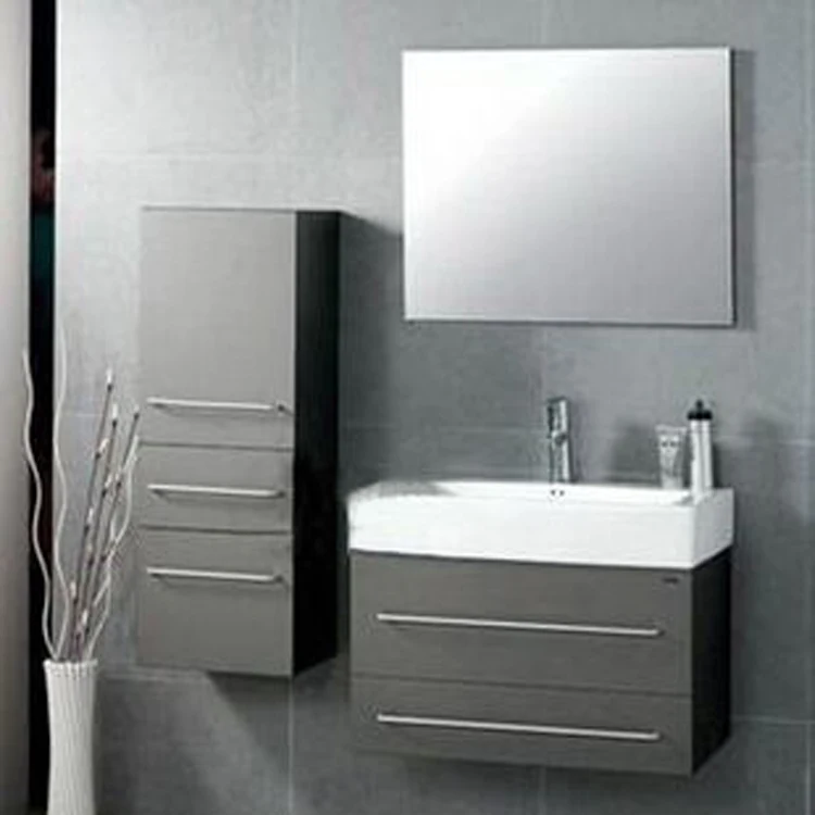 Mirrored Bathroom Vanity Units / White Sink Vanity Unit With Two