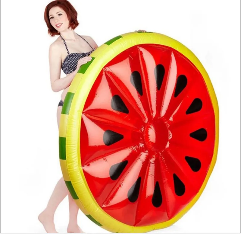 LIULAOHAN Inflatable Pool Float Floating Raft Beach Watermelon Float Raft Fun Kids Swim Party Toy Summer Pool Lounge Raft Beach Toy for Kids and Adults Super 