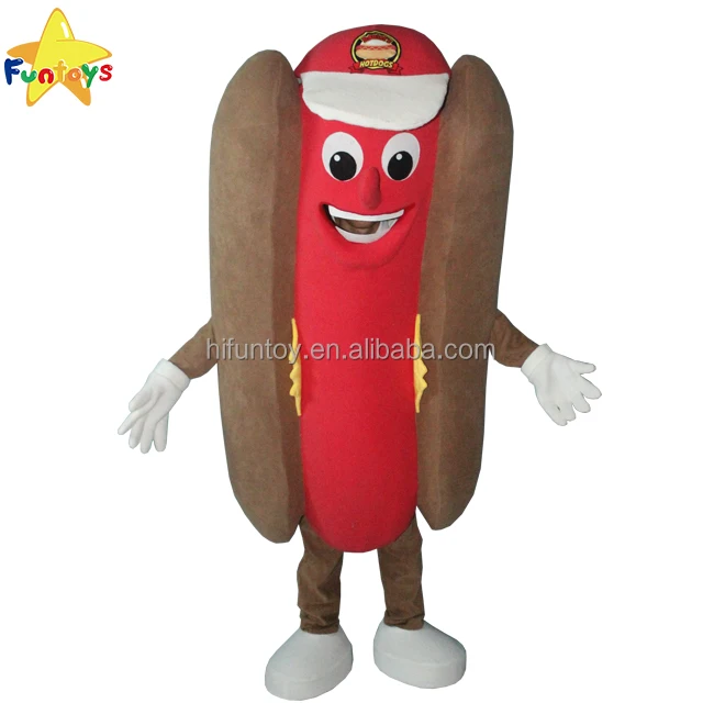 Source Funtoys adult hot dog mascot costume for advertising on m.