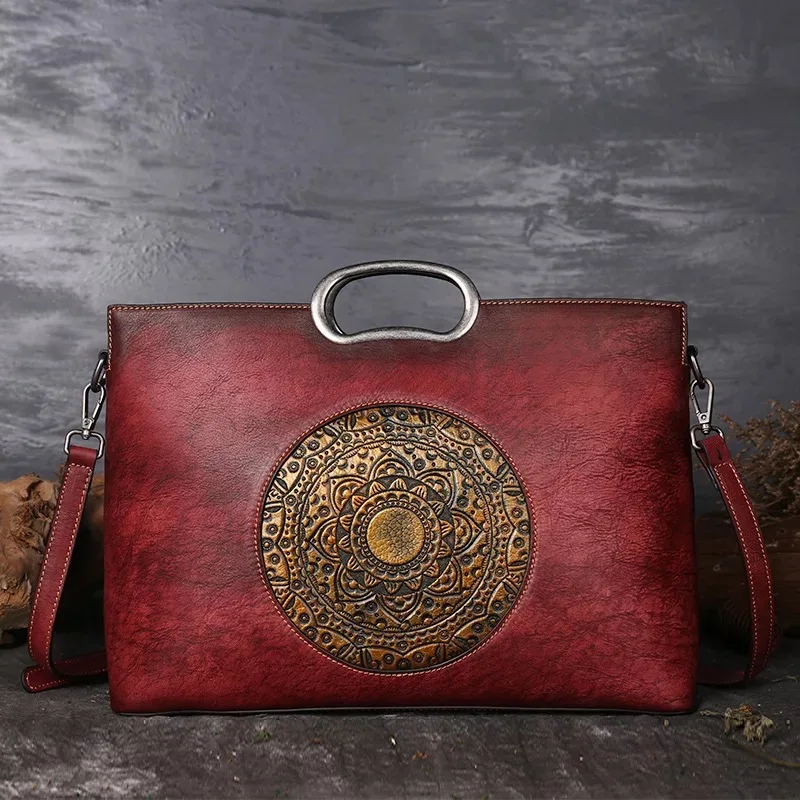 DEVOA　Hand made bag cow leather DEVOA Hand made bag cow leather Cowgirl Recycled Canvas