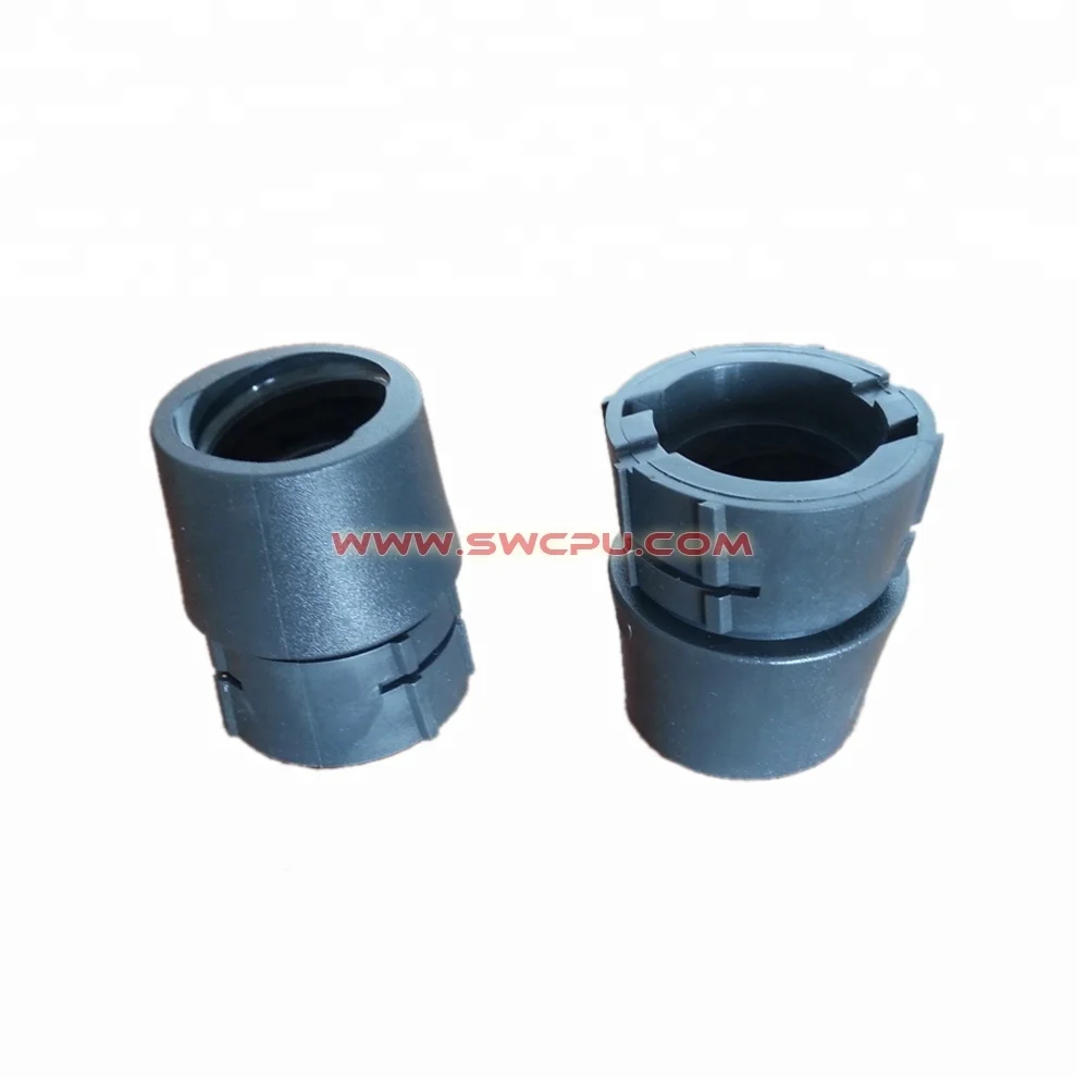 CNC Machining Custom Size Nylon Bush Plastic Bushing Square Hole Bushing
