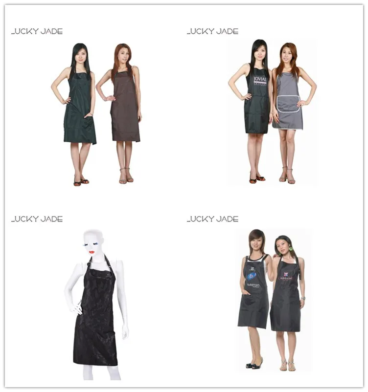 Лидер продаж водонепроницаемый фартук для парикмахерской из полиэстера парикмахерские фартуки с индивидуальным
