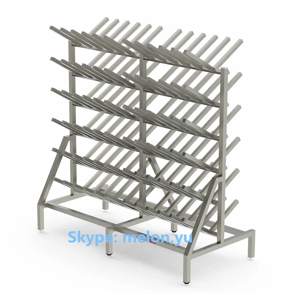 Mobile Double Sided Shoe Rack