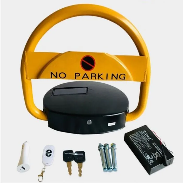 Portable Solar Remote Control Parking Space Protector Car Parking Lock